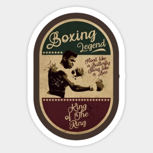 Boxing Legend Vintage Deluxe Sticker